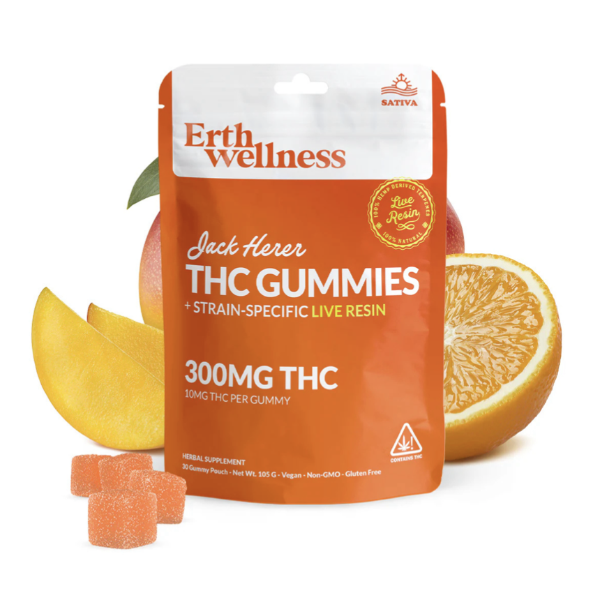 Erth Wellness THC Gummies 300MG / Jack Herer Live Resin